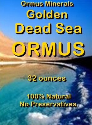 Ormus Minerals -Golden Dead Sea ORMUS